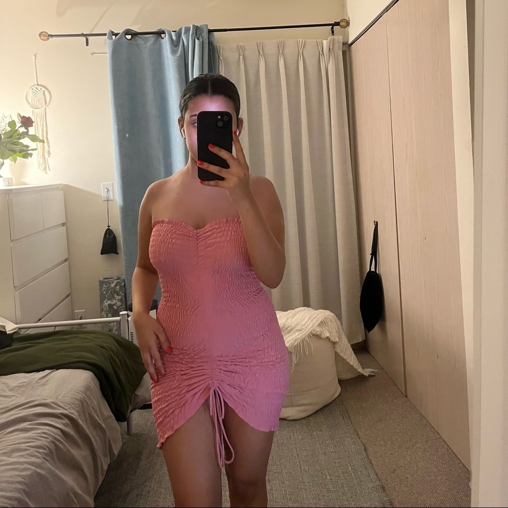 Fashion Nova “Like the last Smocked Mini Dress”